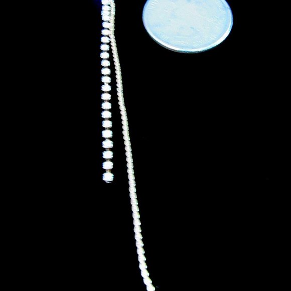 Pearl & rhinestone dangling & hoop earrings - 2 pr - Picture 5 of 11